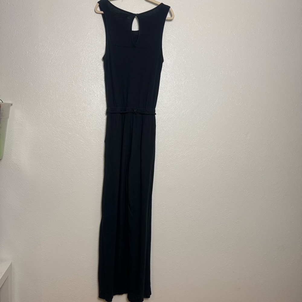 Pact French Black Organic Cotton Linen Jumpsuit - Picture 13 of 13